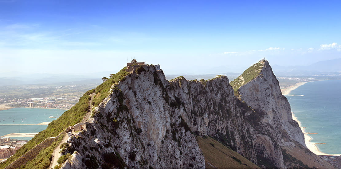 A view over the Rock of Gibraltar